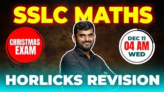 SSLC MATHS CHRISTMAS EXAM  HORLICKS LIVE  MS SOLUTIONS [upl. by Airlee798]