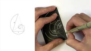 Golden Triangle  Phi Ruler  Sketching with Golden Ratio [upl. by Odab]