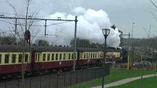 Stoomtrein achtervolging B1289 ZLSM door de Limburgsche heuvels [upl. by Latona]