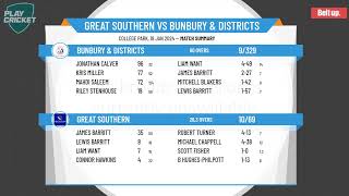 CCB  Senior Mens Country Week  B Section  SEMI FINAL 2  Great Southern v Bunbury amp Districts [upl. by Thorn]