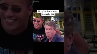 wwe meme the rock vince mcmahon amp rikishi wwememes therock vincemcmahon shorts wwe meme diddy [upl. by Hajile]