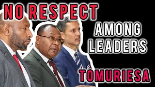 TOMURIESA BLASTS SPEAKER IN PARLIAMENT  PARLIAMENT NEEDS ORDER ASAP  MARAPE GOVERNMENT QUESTIOND [upl. by Helfant]