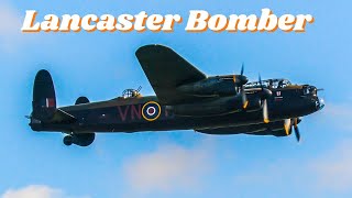 Avro Lancaster Bomber Dominates the Skies at Duxford Flying Finale Air Show  Iconic WW2 Aircraft [upl. by Woodhouse47]