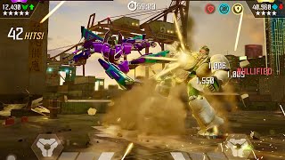 Slipstream R5 F0 S10 vs Rhinox AM D85 — Transformers Forged to Fight [upl. by Relyuhcs]