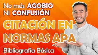 😃 Aprende a hacer citación en Normas APA 7ma edición y la bibliografía  Ejercicios al final [upl. by Adym]