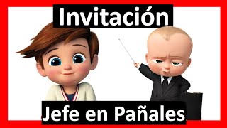 INVITACIÓN Fiesta Baby Tv CHARLIE y las formas Tarjeta de cumpleaños [upl. by Sayette]