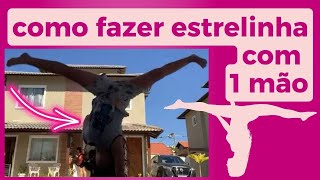 Como fazer estrelinha com 1 mão passo a passo [upl. by Rramel869]