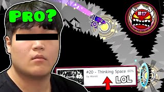 EXTREME DEMON ROULETTE 17 DORAPRO vs THINKING SPACE🔥  Geometry Dash [upl. by Mulvihill488]