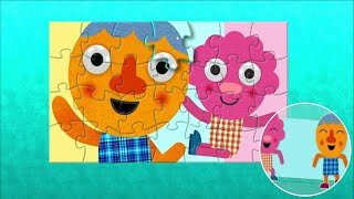 Stand Up Sit Down Preschool Song Noodle amp Pals puzzle [upl. by Akinwahs]