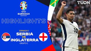 HIGHLIGHTS  Serbia vs Inglaterra  UEFA EURO 2024  J1  TUDN [upl. by Brace]