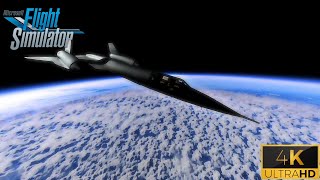 MSFS 2020  4K  SR71 BlackBird  TakeOff and Landing  Edge Of Space  56th Anniversary [upl. by Appolonia]