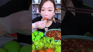 ASMR MUKBHANG EATING CHINESE SPICY FOODasmr eating mukbang foodyummy mukbangfood [upl. by Lejeune]