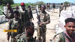 UPDF TROOPS HANDOVER BALILE FOB TO THE SOMALI NATIONAL ARMY [upl. by Kevon]