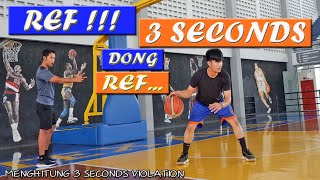 Menghitung 3 Second Violation  Basketball Rules [upl. by Merritt239]