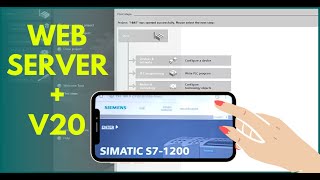 Parameterization of the Siemens V20 inverter [upl. by Samtsirhc947]