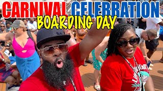 Carnival Celebration 2024 Group Cruise Embarkation Day [upl. by Leavelle]