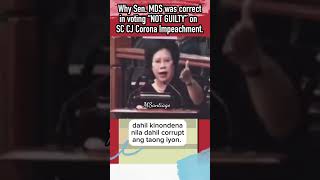 Why miriam was correct in voting NOT GUILTY on SC CJ corona impeachment💪 trending viralvideo ❤️ [upl. by Alvord]