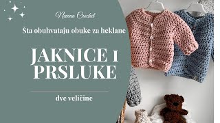 Obuka za heklanje Jaknice i prsluk [upl. by Acnalb]