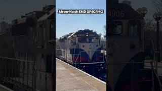 MetroNorth EMD GP40PH2 train railroad [upl. by Nalepka722]