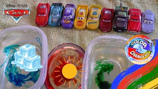 Disney Pixar Cars color changers Color Changing Cars Color changing Disney cars in WaterYES Toys [upl. by Alban922]