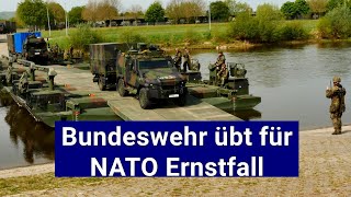 Bundeswehr beginnt größtes Manöver 2022 Start der Übung quotWettiner Heidequot für die NRFVJTF NATO [upl. by Hinson]