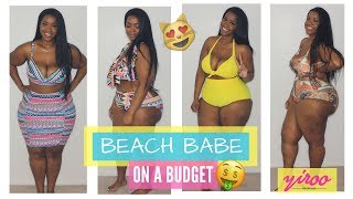 AFFORDABLE Plus Size Swimsuit TryOn Haul  feat Gamiss amp Yiroo Hair  Chelcie J [upl. by Tadeas]