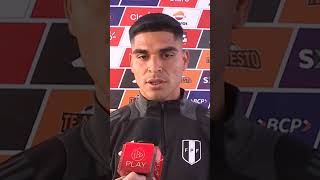 DECLARACIONES DE LUIS RAMOS TRAS SU PRIMER ENTRENAMIENTO CON LA SELECCIÓN PERUANA [upl. by Brawner]