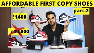 Best First Copy Premium Shoes For Men  Nike Air Jordans and Air Force 1 First Copy [upl. by Chauncey]