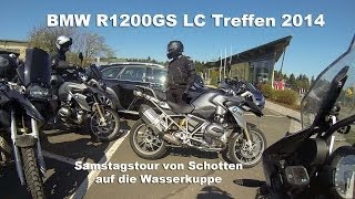 BMW R1200GS LC Treffen 2014  Samstagstour [upl. by Nolahp]