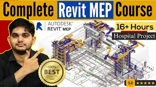 Complete REVIT MEP Tutorial for Beginners Hospital Project [upl. by Ahsinotna]