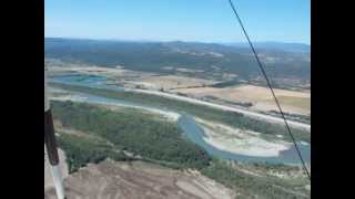 Attérissage en ULM pendulaire VINON SUR VERDON 2AVI [upl. by Fulmis260]