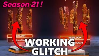 NEW APEX LEGENDS FREE HEIRLOOM GLITCH SEASON 21 [upl. by Aimak]