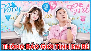 Chị Vê Thông Báo Giới Tính Em Bé  Con Trai Hay Con Gái  Vê Vê Channel [upl. by Adrial]