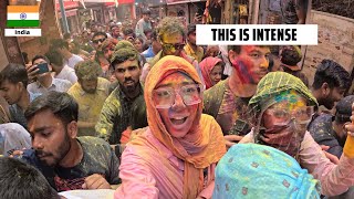 Celebrating HOLI FESTIVAL as a foreigner in India  DAY 2 [upl. by Silva]