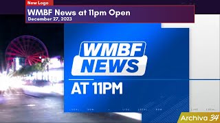 WMBF News at 11pm Open  New Logo  December 27 2023 [upl. by Koenig]