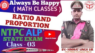 RatioampProportionClass03 NTPCALPRPF CTETUPTETUP POLICE SSCGDOTHER STATE EXAMS [upl. by Kubis]