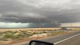 DOMINATOR 3 CHASES STRANGE TORNADO WARNED SUPERCELL in eastern New Mexico [upl. by Kadner]