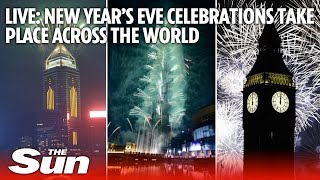 New Years Eve celebrations take place across the world [upl. by Rodablas]