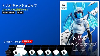 【トリオキャッシュ決勝】リズアート えすす ピーターパン 観戦配信 【フォートナイトFortnite】【音声なし】 [upl. by Shiri]