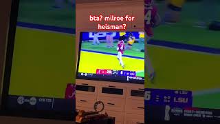 milroe for heisman football rolltideroll alabamafootball [upl. by Ivy396]