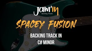 Spacey Fusion Guitar Backing Track in C Minor [upl. by Merrilee]