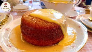 Treacle sponge pudding with vanilla custard [upl. by Akim173]