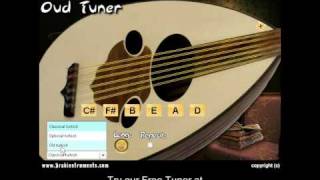 How to tune the oud  Oud Tuner  Oud Tuning [upl. by Arratoon]