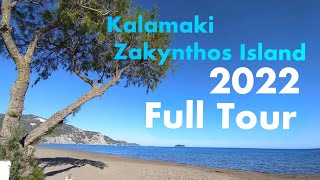 Zakynthos Kalamaki Full Tour  April 29 2022  Everything is OPEN already [upl. by Naehs673]