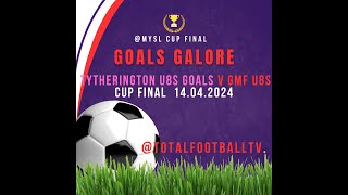 Tytherington Goals v GMF U8s  MYSL Cup Final 04052024 [upl. by Aryamo]