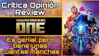 Es genial pero tiene unas cuantas manchas SIN SPOILERS Transformers ONE Critica Opinión Review [upl. by Eissel]