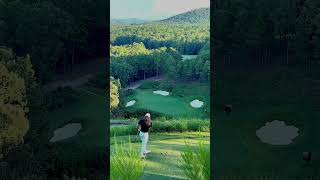 The Prettiest Par 3 In The World 😍😍 Hole 5 At Pursell Farms [upl. by Ephram716]