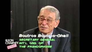 Boutros BoutrosGhali and Dina Porat  Charney Report [upl. by Landri]