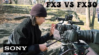 SONY FX3 vs FX30 시네마라인 비교 [upl. by Chad]