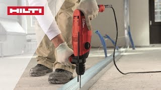 HOW TO Basics of hammer drilling by Hilti [upl. by Trisa]